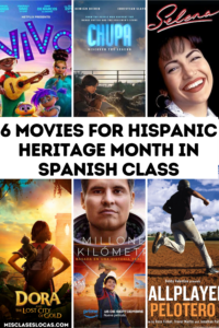 Hispanic Heritage Month movies for Spanish class from Mis Clases Locas