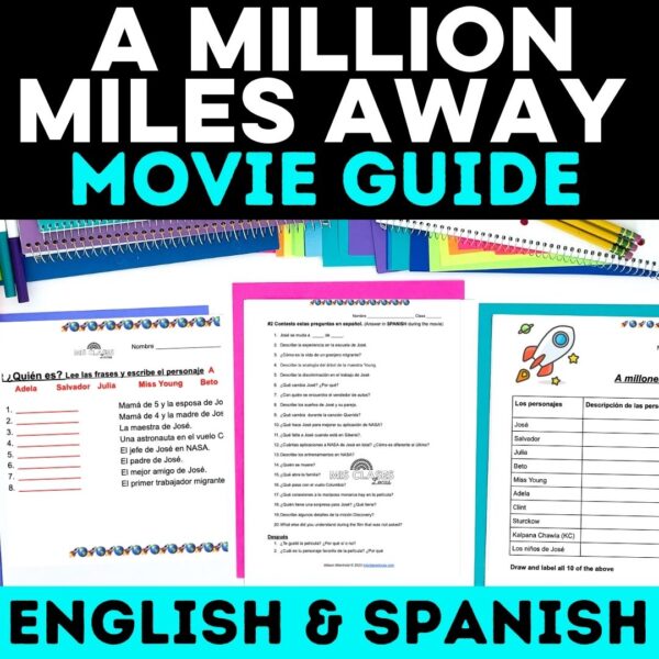 A Million Miles Away Spanish class questions and movie guide