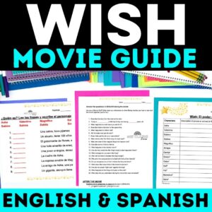 Wish Movie Questions in Spanish & English. Wish Movie Guide