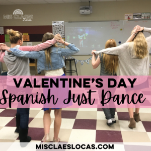 Valentine's Day Just Dance Partner songs in Spanish shared by Mis Clases Locas