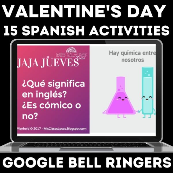 Spanish Valentine's Day Digital Bell Ringers