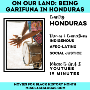 Black History Movies for Spanish Class