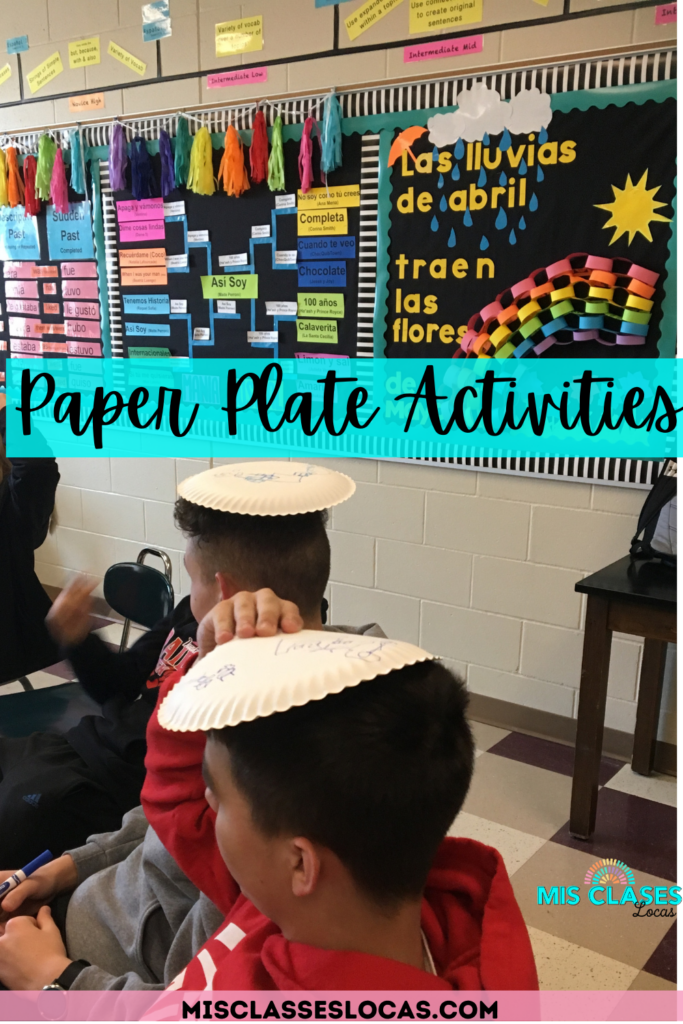 Paper Plate Activities For Class Mis Clases Locas spanish-class-speaking-activities-artofit