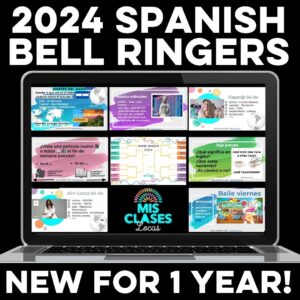 Spanish Bell Ringers for a year 2024 from Mis Clases Locas