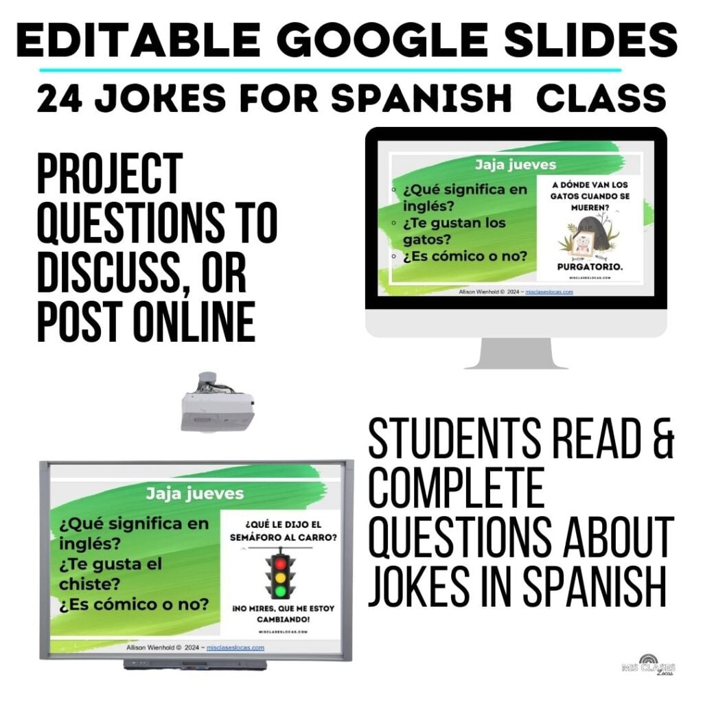 Spanish Joke of the Day Jaja jueves 2024 - Mis Clases Locas