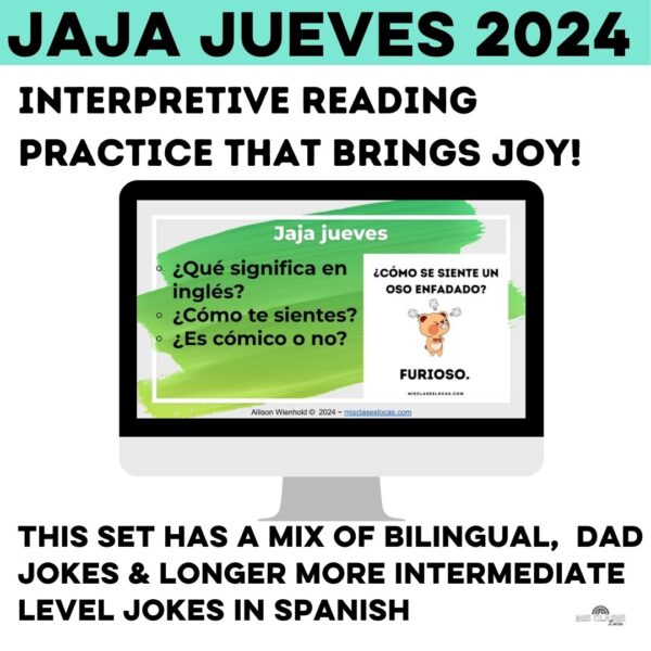 Spanish Bell Ringers for a year 2023-2024 from Mis Clases Locas