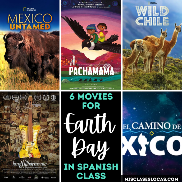 6 Movies for Earth Day in Spanish Class shared by Mis Clases Locas