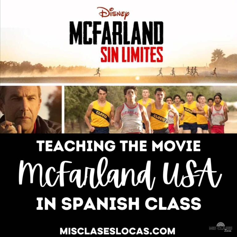 Teaching McFarland USA in Spanish class from Mis Clases Locas