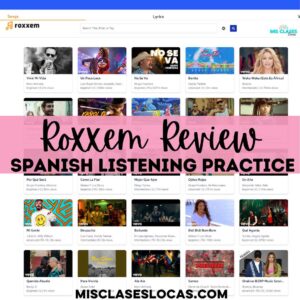 Use music in Spanish class with Roxxem shared by Mis Clases Locas