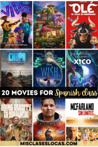 Appropriate Movies for Spanish class from Mis Clases Locas