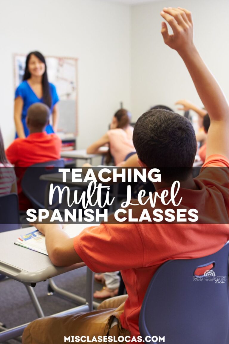Teaching Multilevel Spanish Classes - Mis Clases Locas