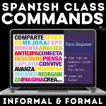 Teaching Command Verbs in Spanish Imperative - Mis Clases Locas