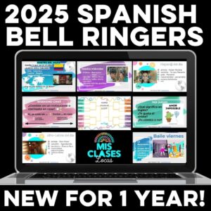Spanish Bell Ringers for a year 2025-2026 from Mis Clases Locas