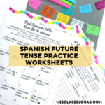 Simple Spanish Future Tense Practice Worksheets - Mis Clases Locas