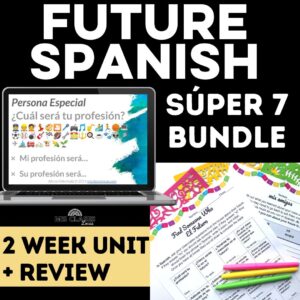 Future Tense Spanish Practice Worksheets & Unit from Mis Clases Locas