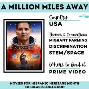 Movies for Hispanic Heritage Month in Spanish class from Mis Clases Locas