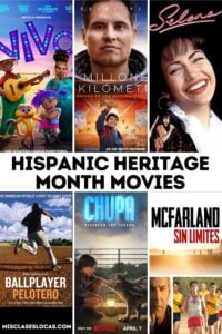 Movies for Hispanic Heritage Month in Spanish class from Mis Clases Locas