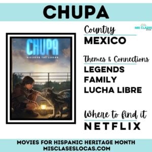 Movies for Hispanic Heritage Month in Spanish class from Mis Clases Locas