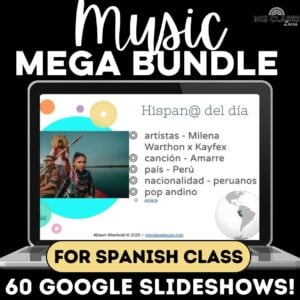 Spanish Music Mega Bundle from Mis Clases Locas