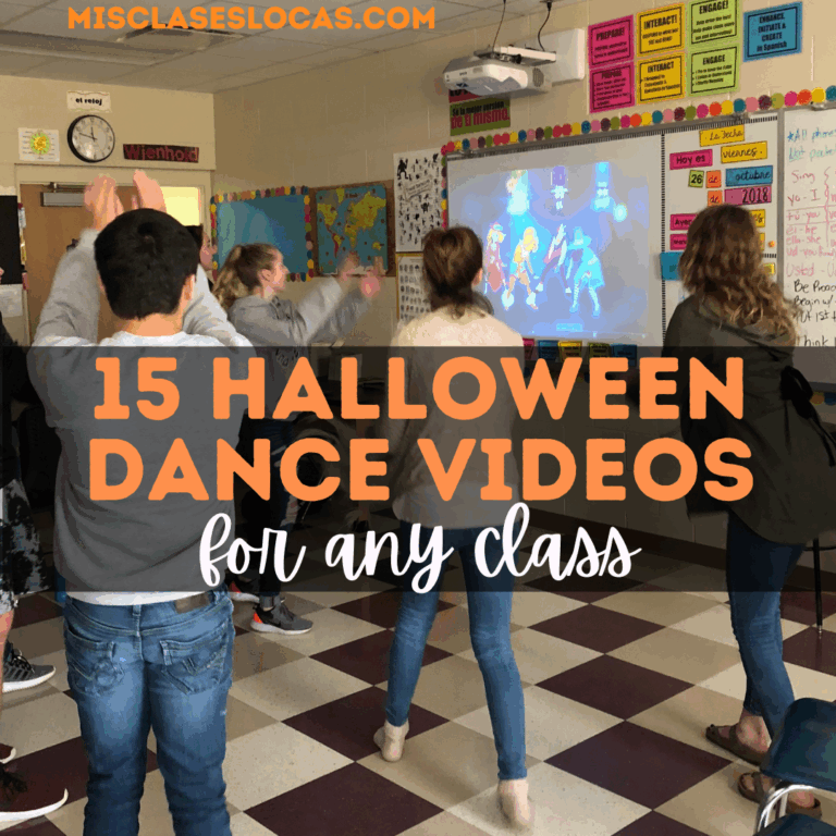 Just Dance Halloween Songs from Mis Clases Locas