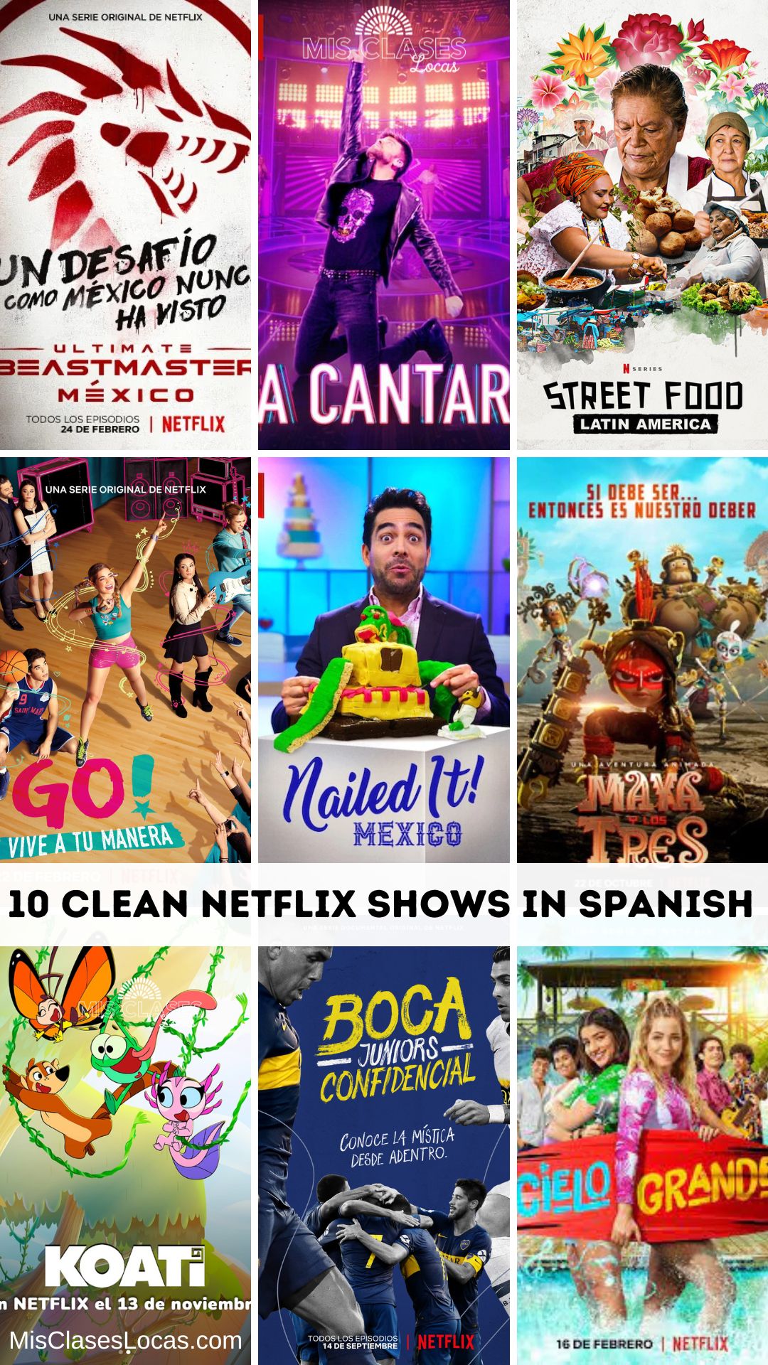 Top 10 Appropriate Netflix Shows in Spanish Class - Mis Clases Locas