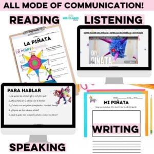 Piñata Unit for Spanish Class from Mis Clases Locas