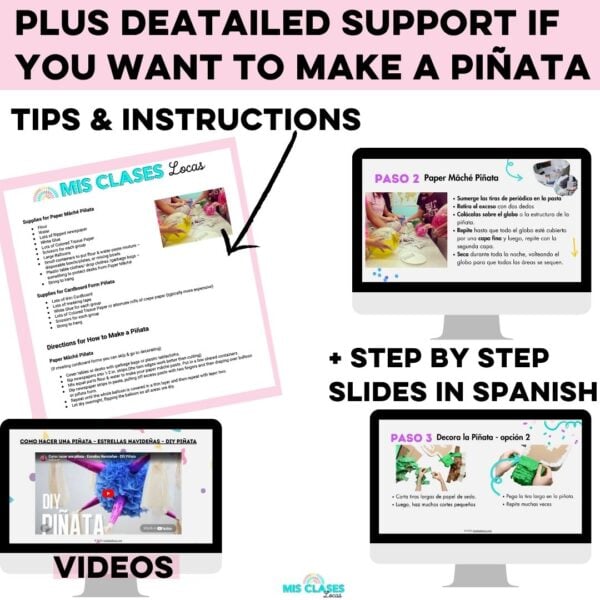 Spanish Piñata Unit - Mis Clases Locas