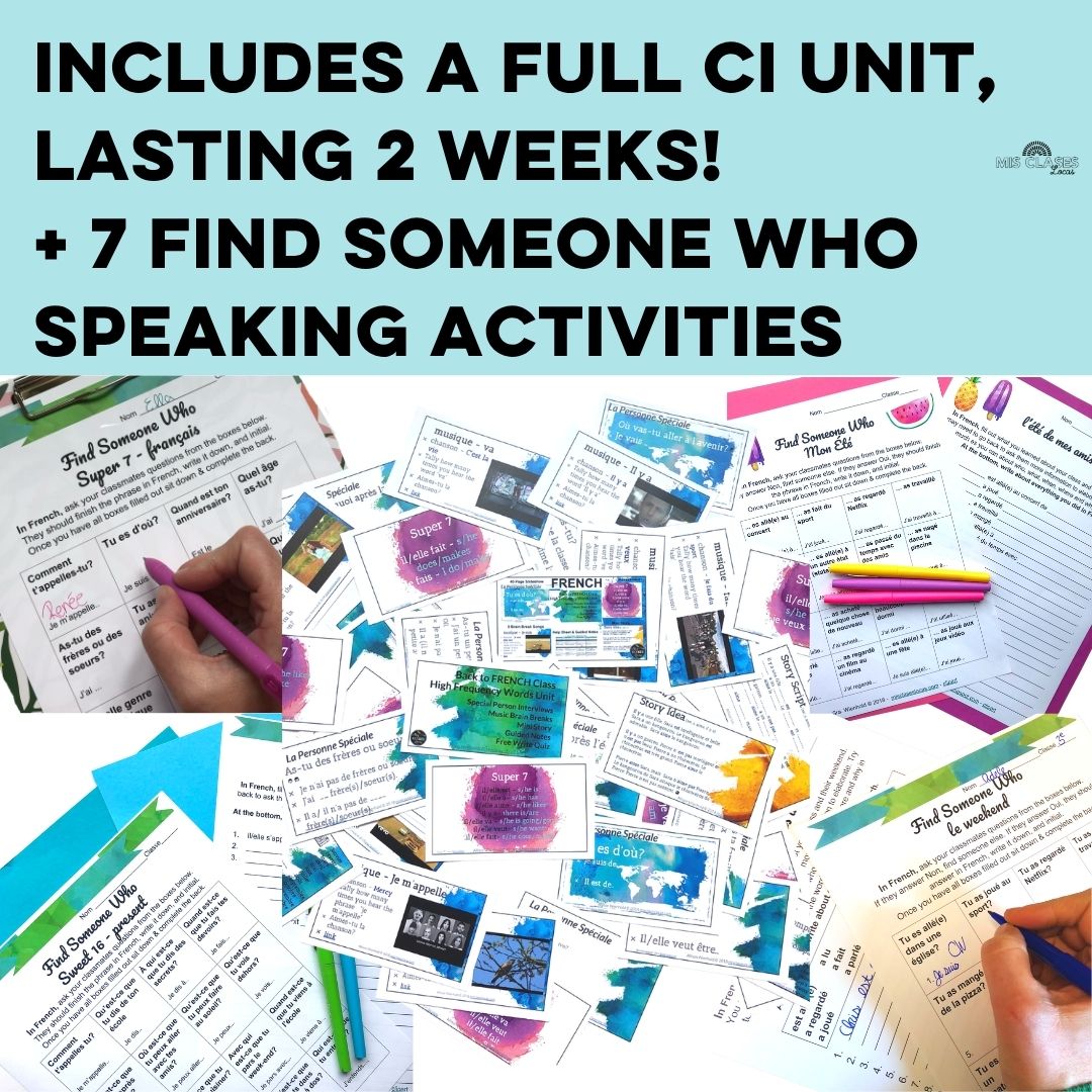 French Class Resource Bundle from Mis Clases Locas