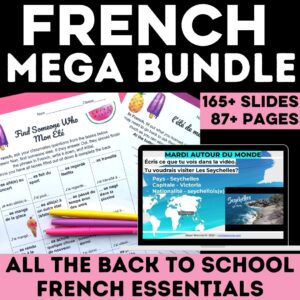 French Mega Bundle from Mis Clases Locas