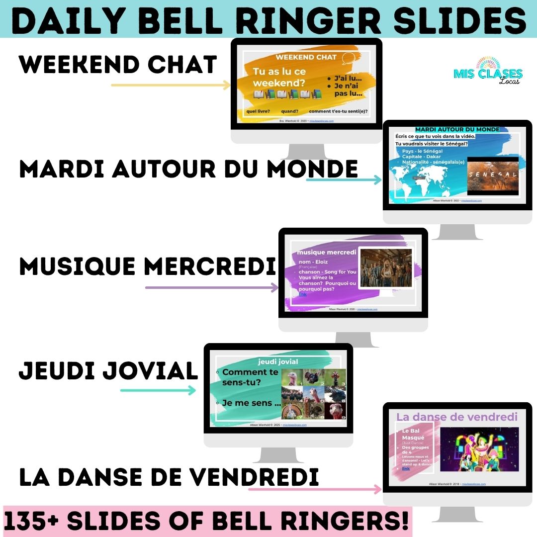 French Class Resource Bundle from Mis Clases Locas