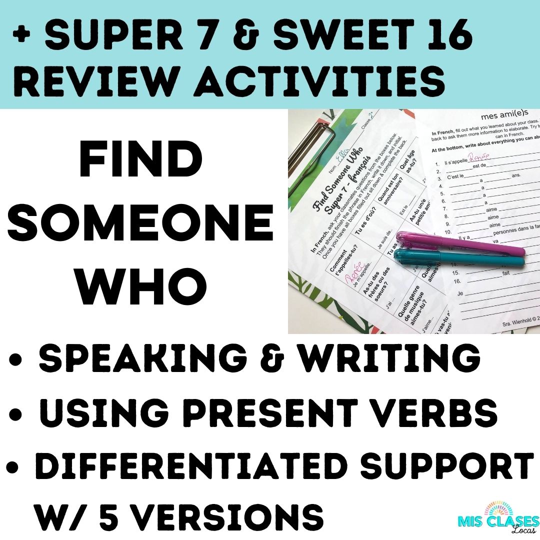 French Class Resource Bundle from Mis Clases Locas
