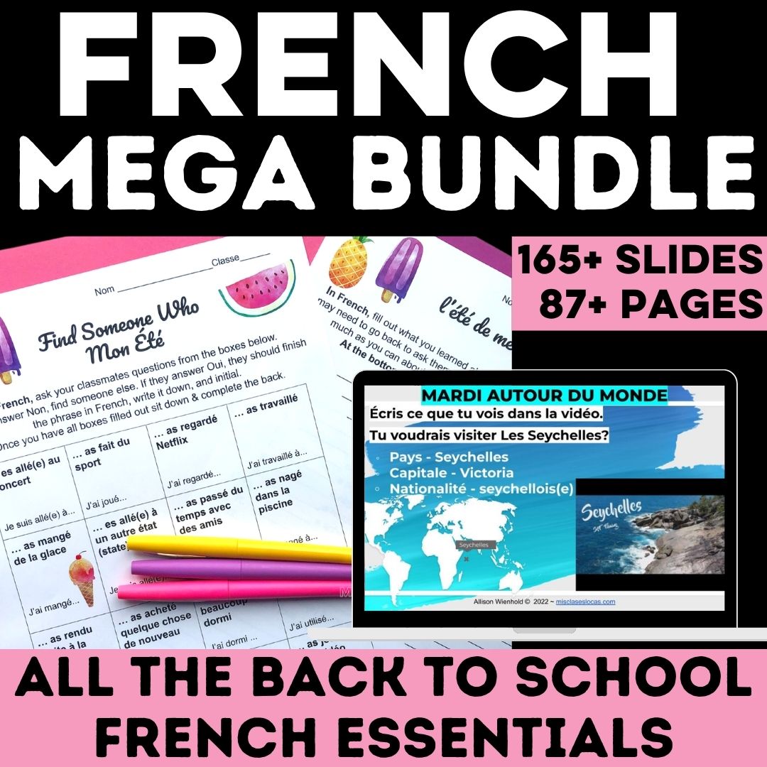French Mega Bundle from Mis Clases Locas