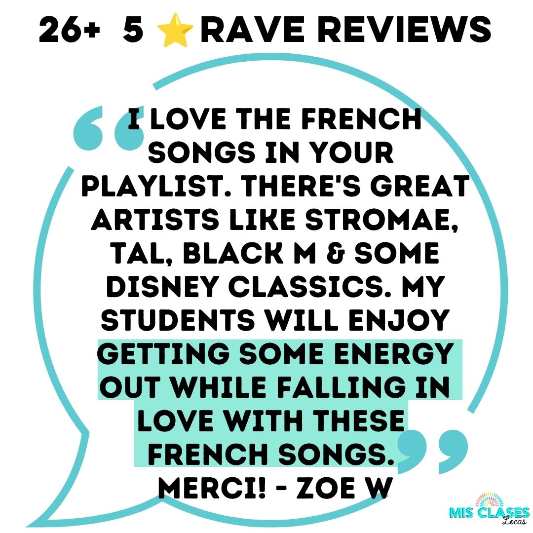 French Class Dance Brain Break & Bell Ringer from Mis Clases Locas
