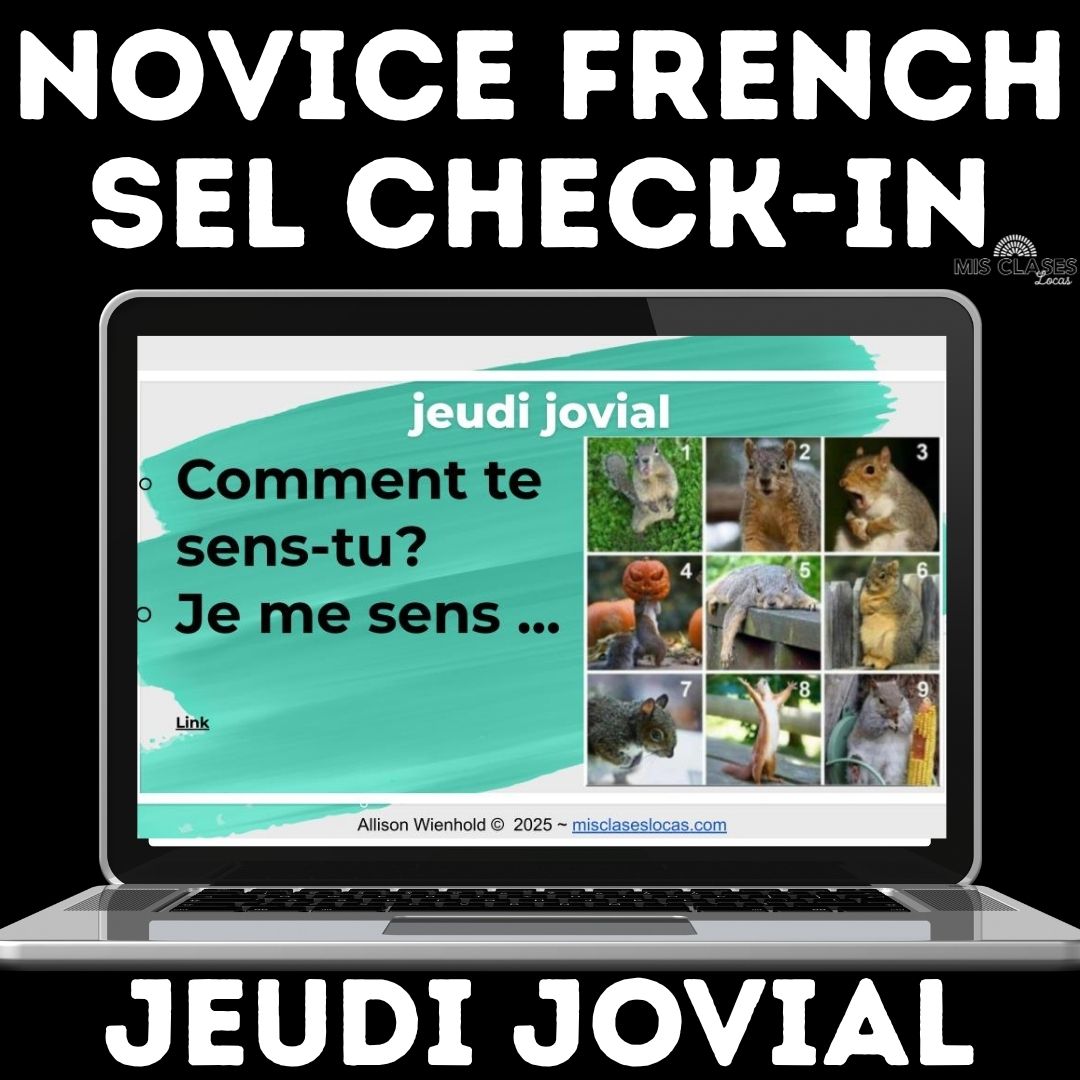French Class SEL Check In Bell Ringers shared by Mis Clases Locas