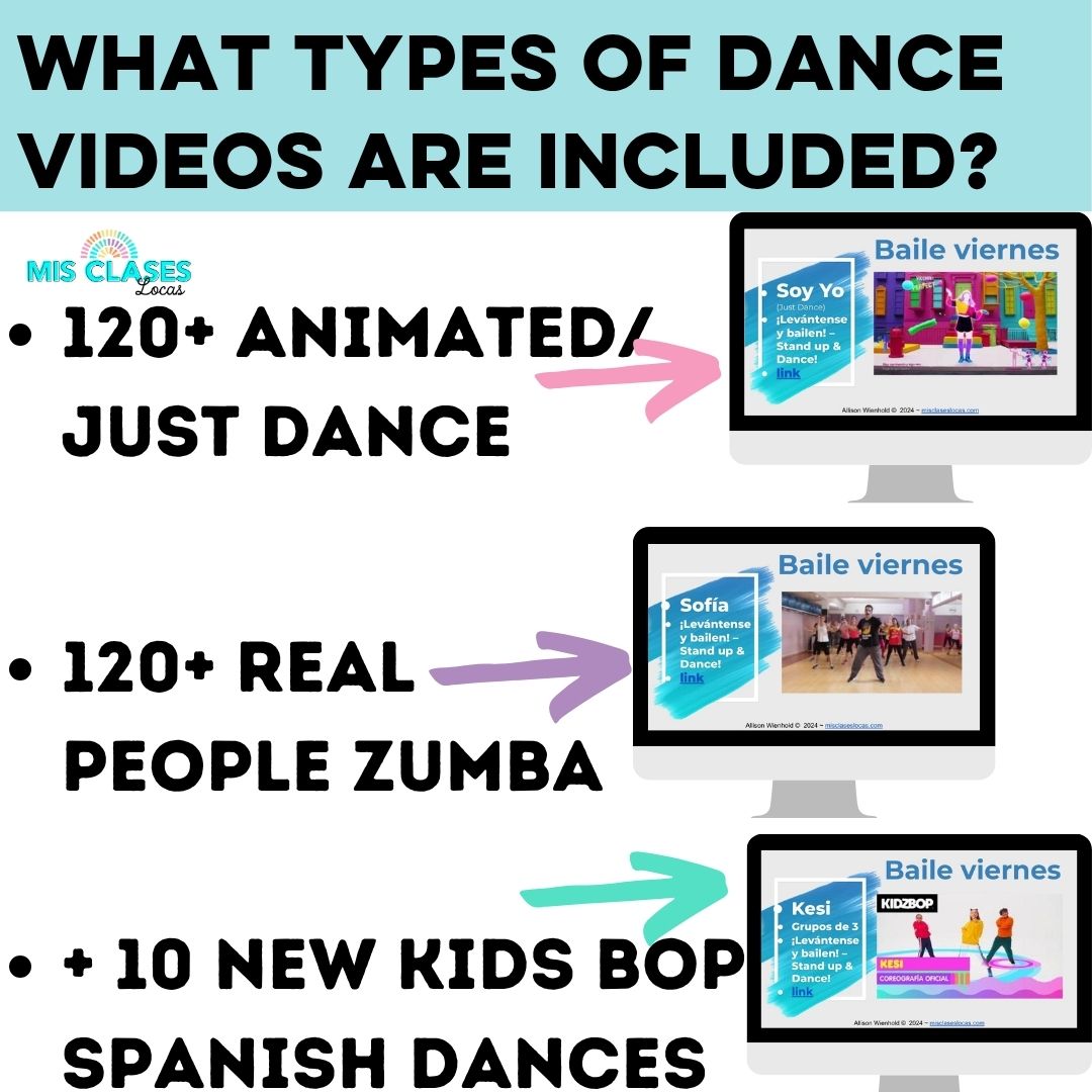 Baile viernes Bundle from Mis Clases Locas