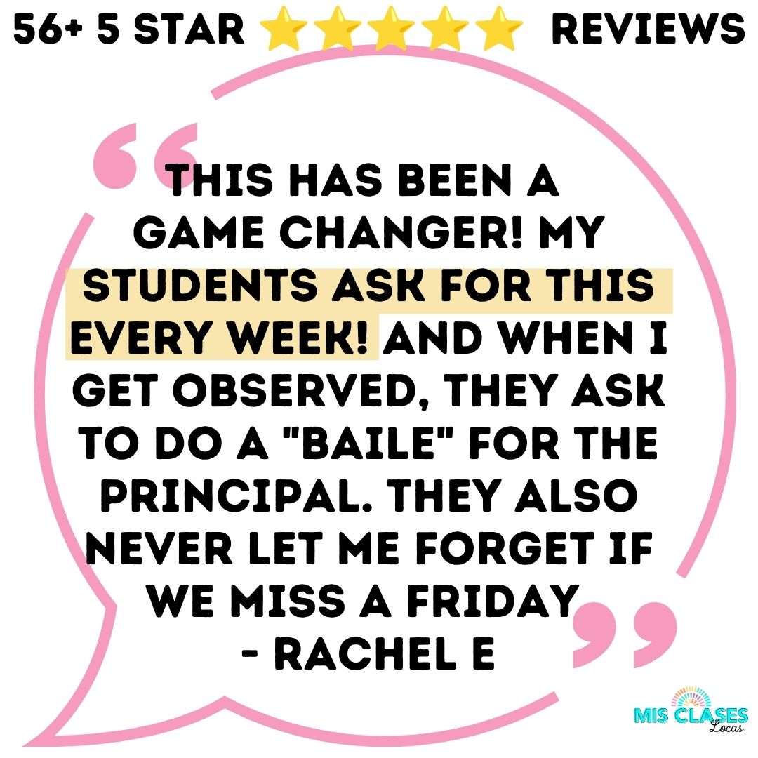 Baile viernes Bundle Review from Mis Clases Locas