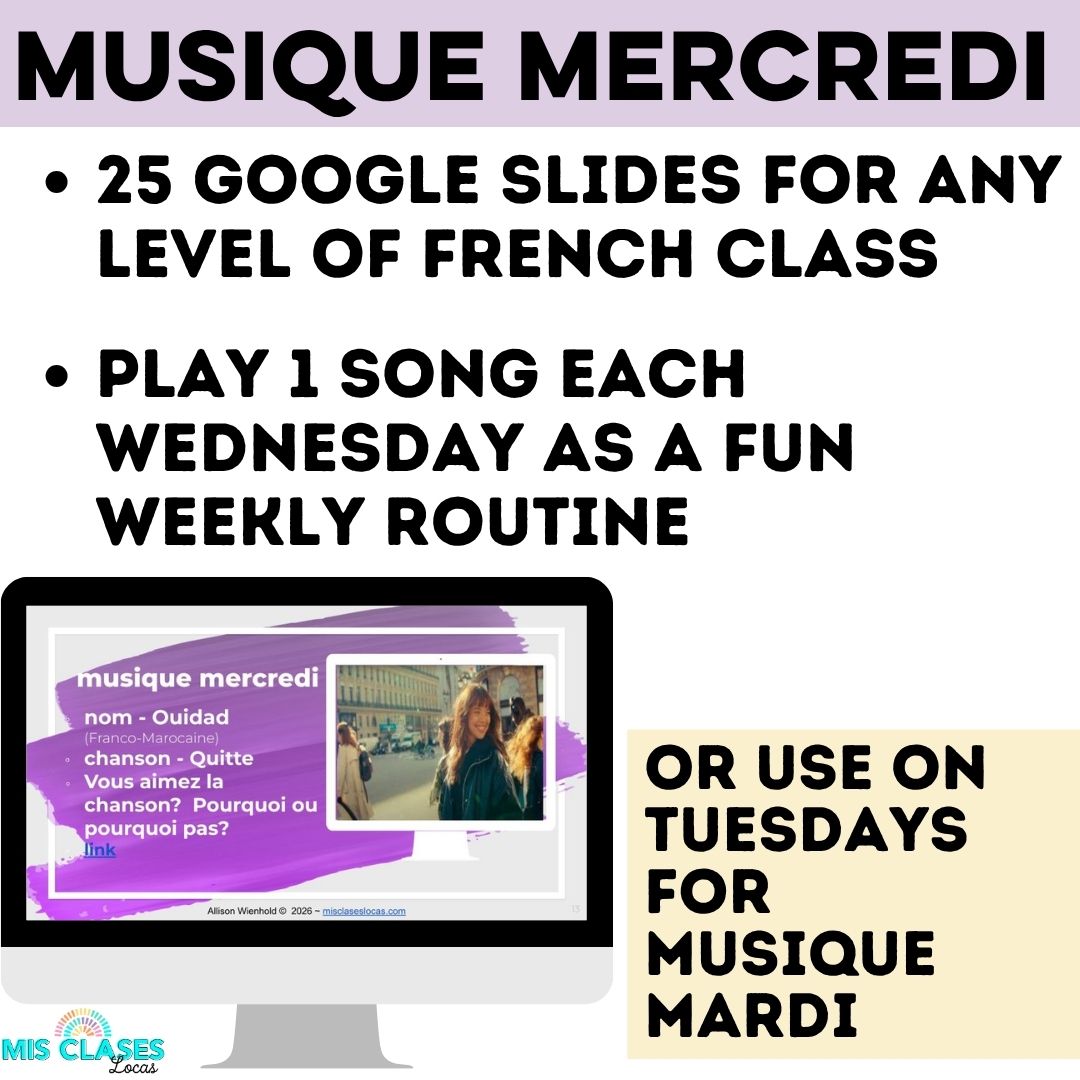French Class Music Bell Ringer from Mis Clases Locas