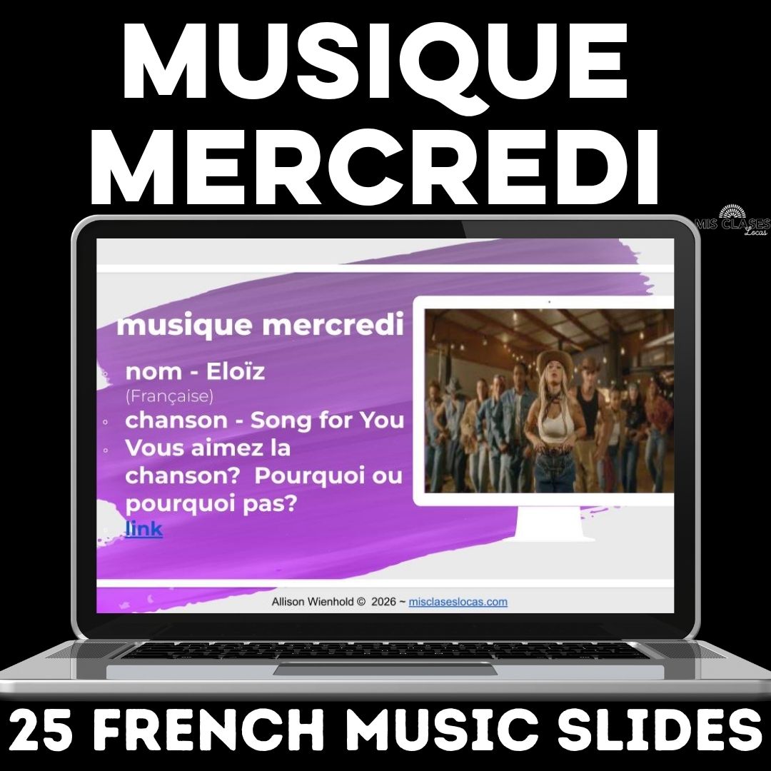 French Class Music Bell Ringer from Mis Clases Locas